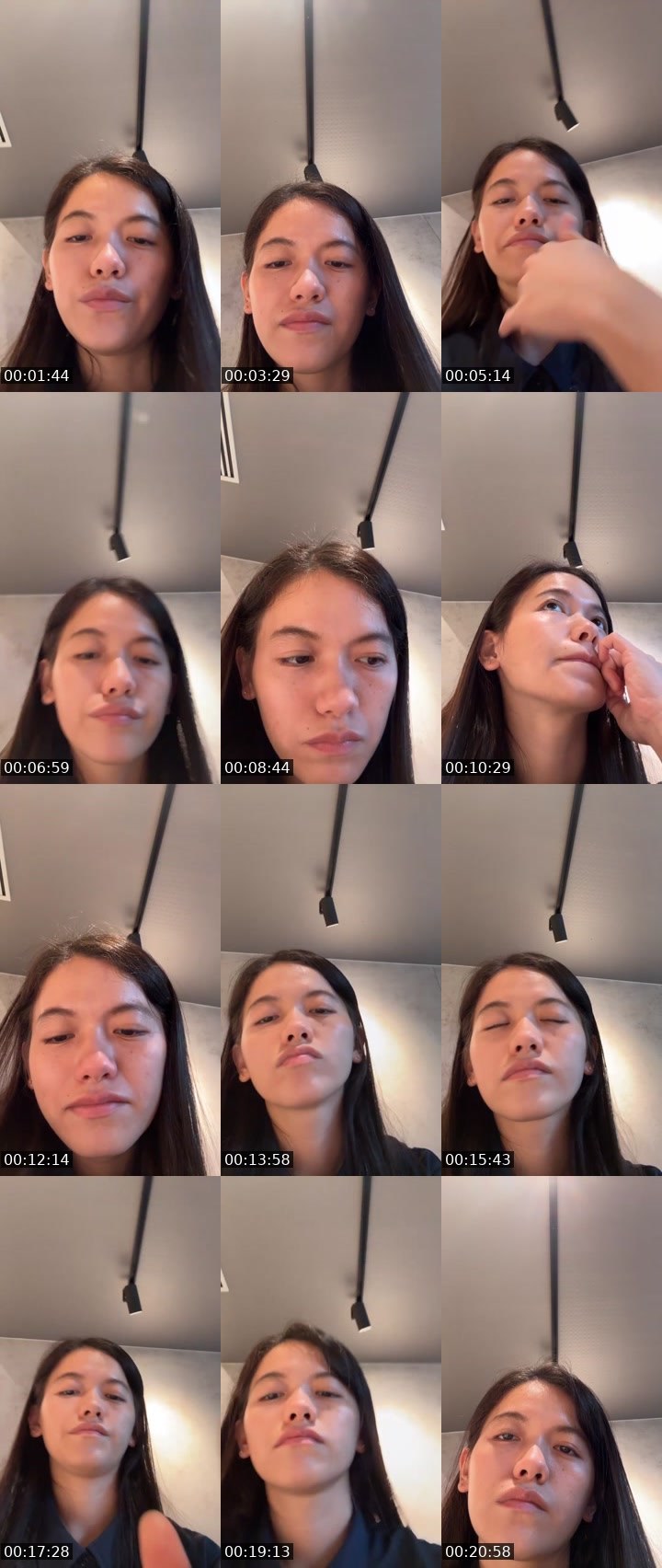 Contact-sheet preview of 💐Aii —'s Liveme recording