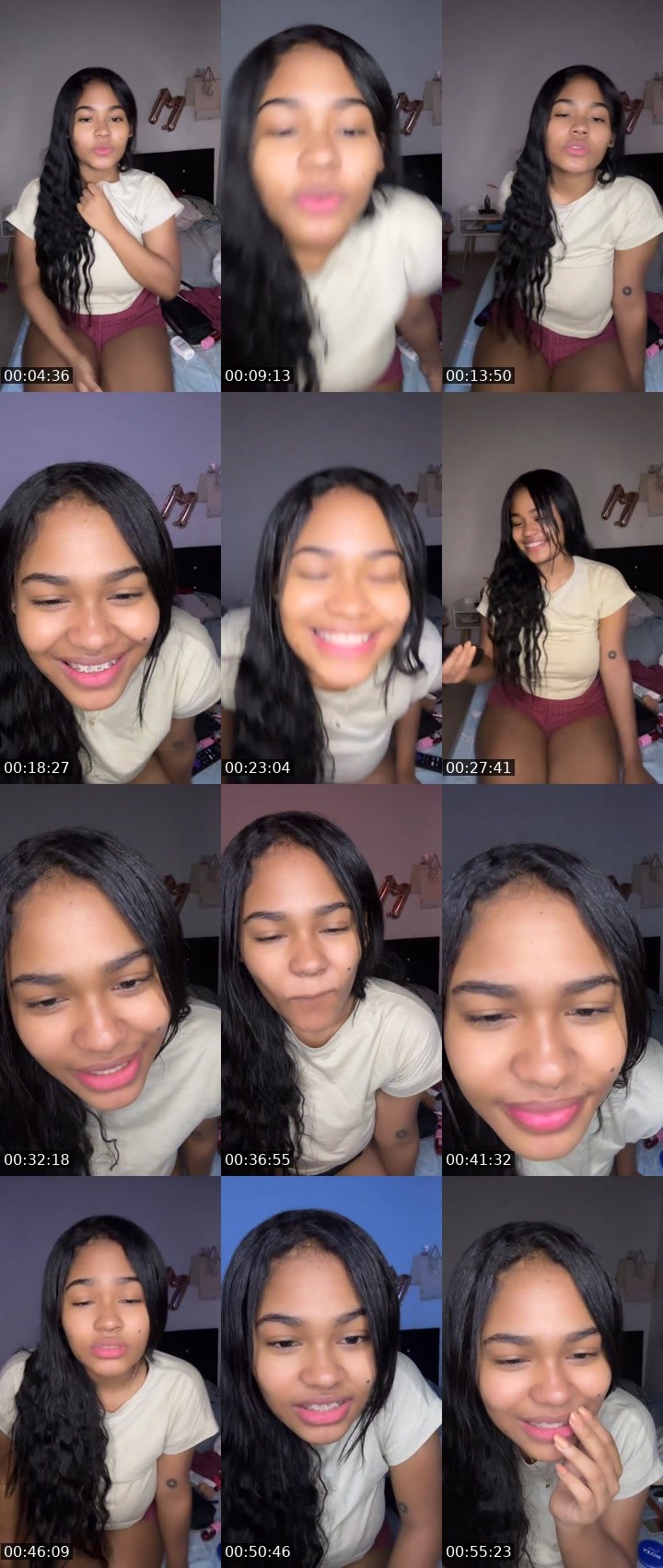 Contact-sheet preview of Meli rouss's Liveme recording