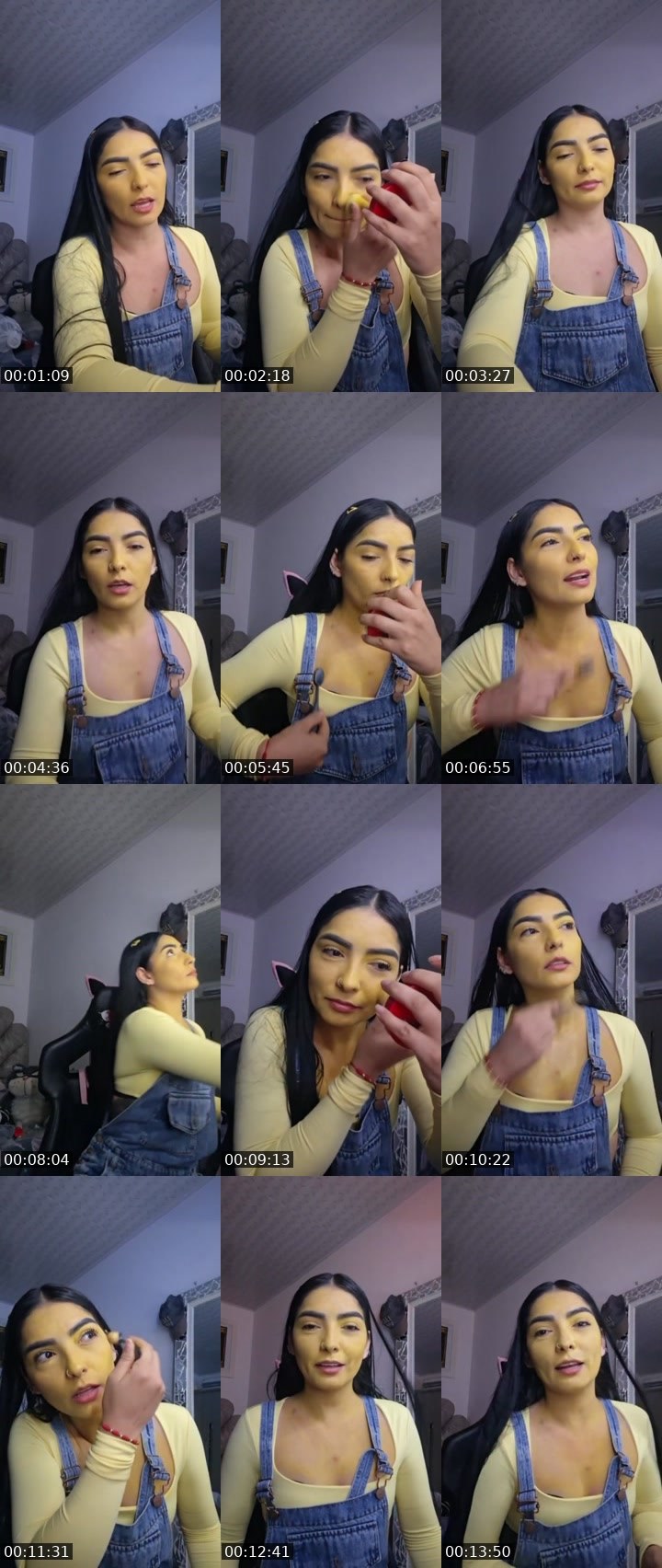 Contact-sheet preview of 🫦 flaka 🌈🔆's Liveme recording
