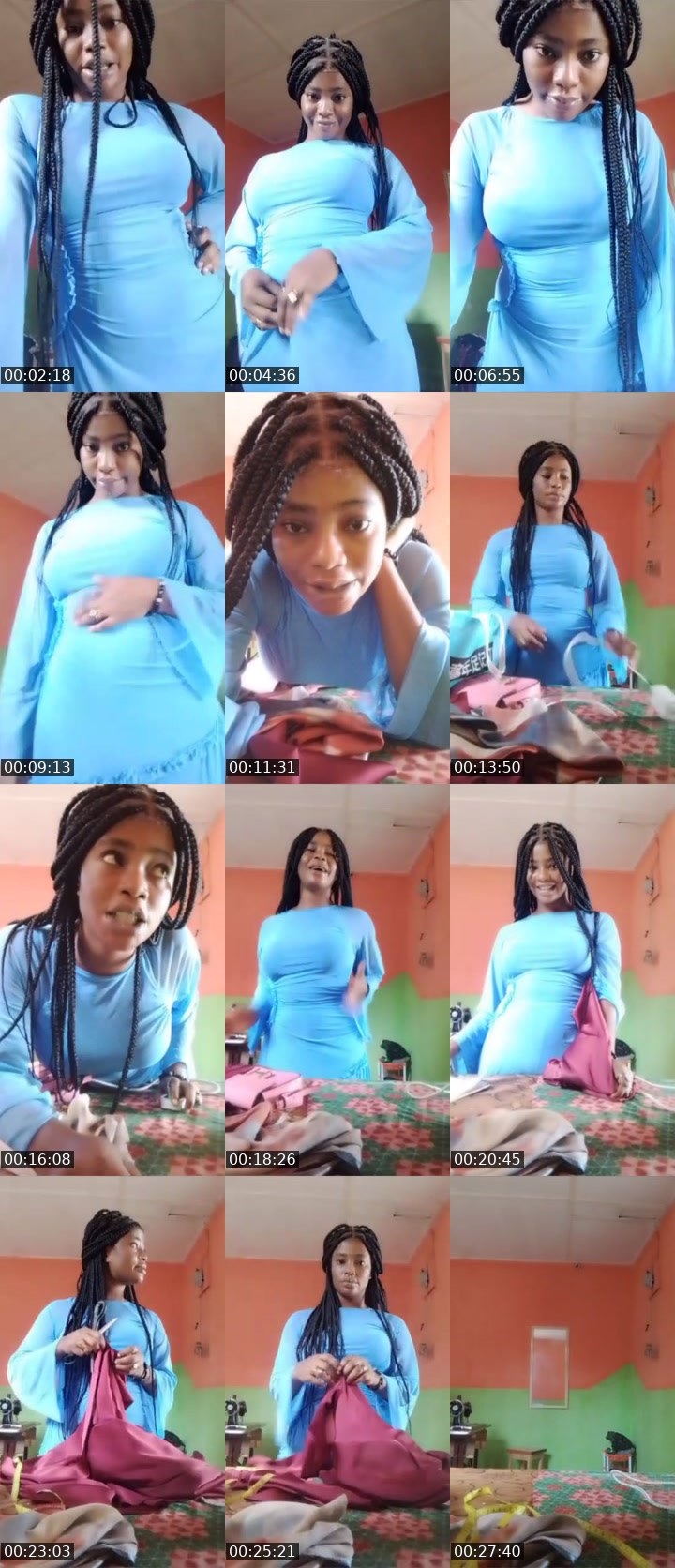 Contact-sheet preview of Eliana 🌹's Liveme recording