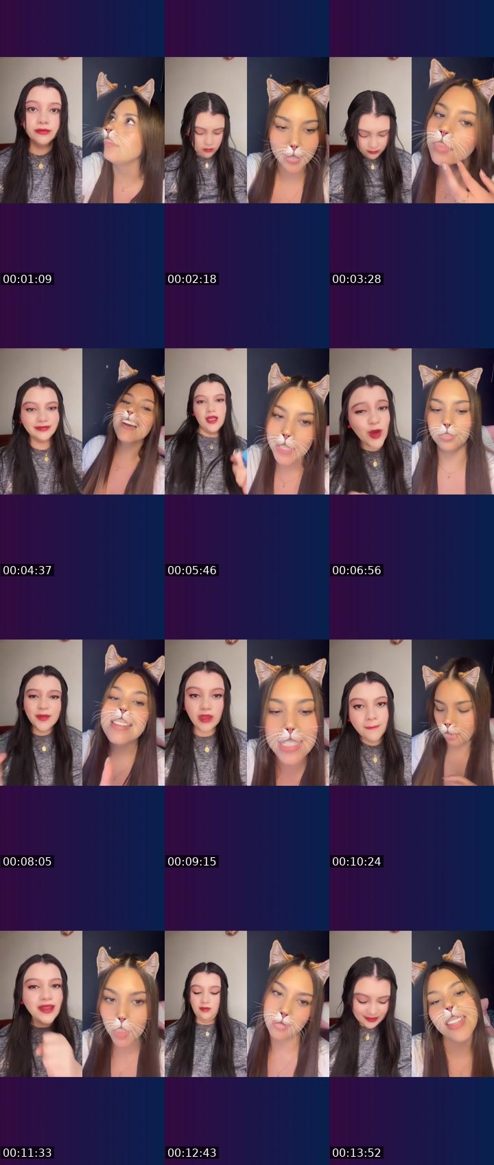 Contact-sheet preview of 🌸Melocotón's Liveme recording