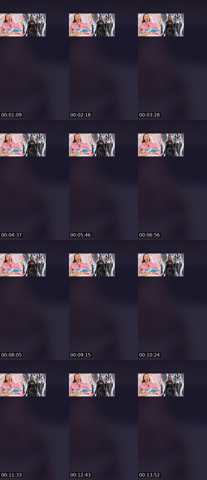 Contact-sheet preview of MU$E💎110к℄'s Liveme recording