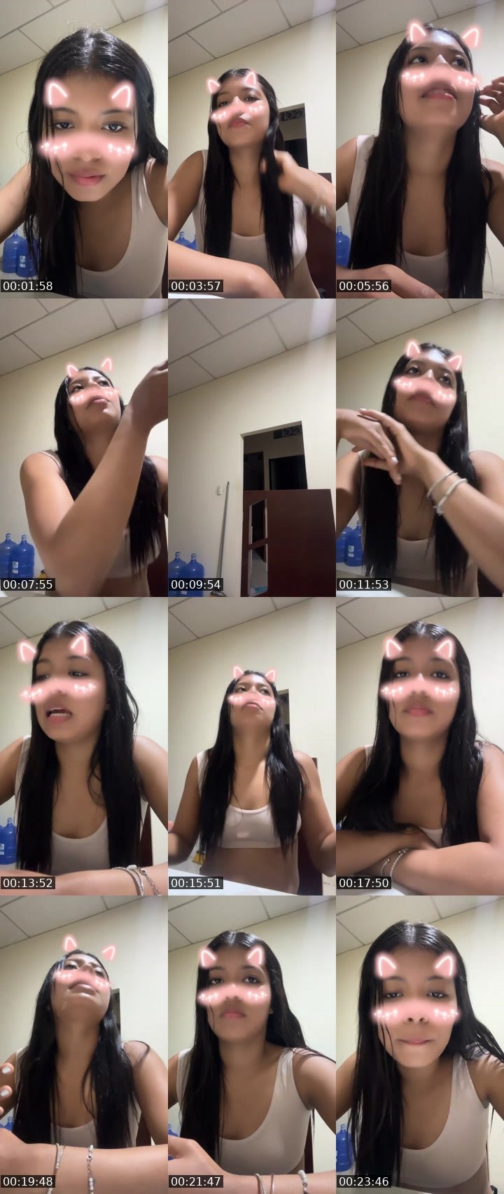 Contact-sheet preview of Nathaly🫧's Liveme recording