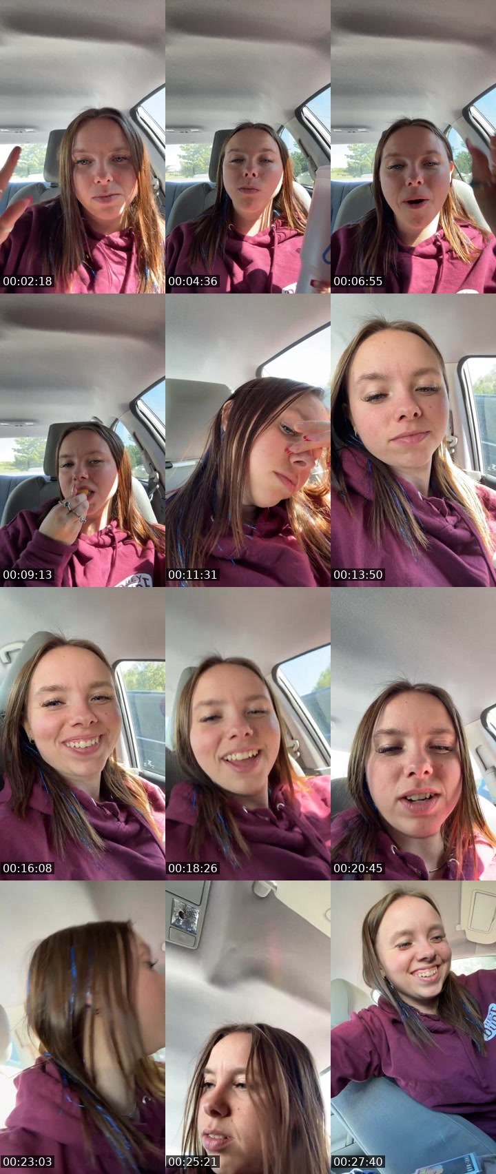 Contact-sheet preview of Blueeyed2003's Liveme recording