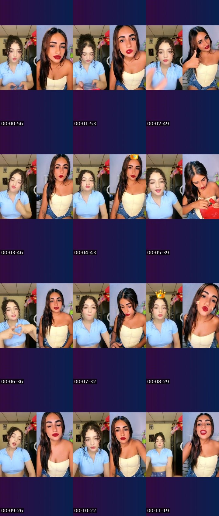 Contact-sheet preview of 🌐Karen3🔥🌪️'s Liveme recording