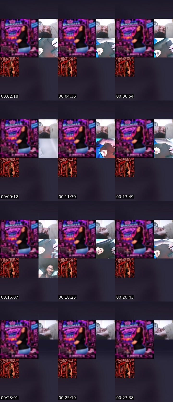 Contact-sheet preview of 🩵MamaAstro💨 𝑩𝑴𝑨's Liveme recording
