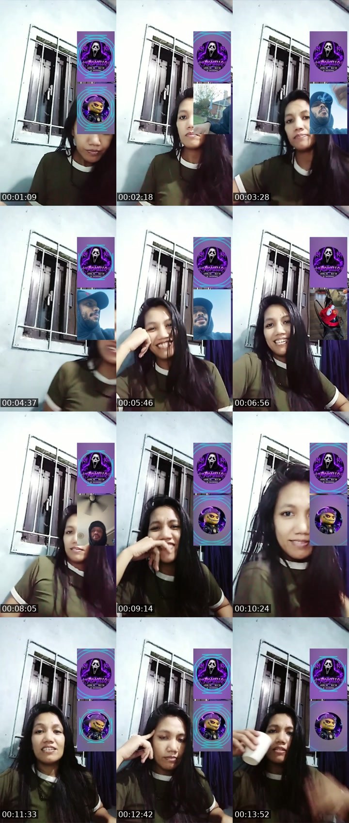 Contact-sheet preview of Vēnüs💞 🌐iZM's Liveme recording