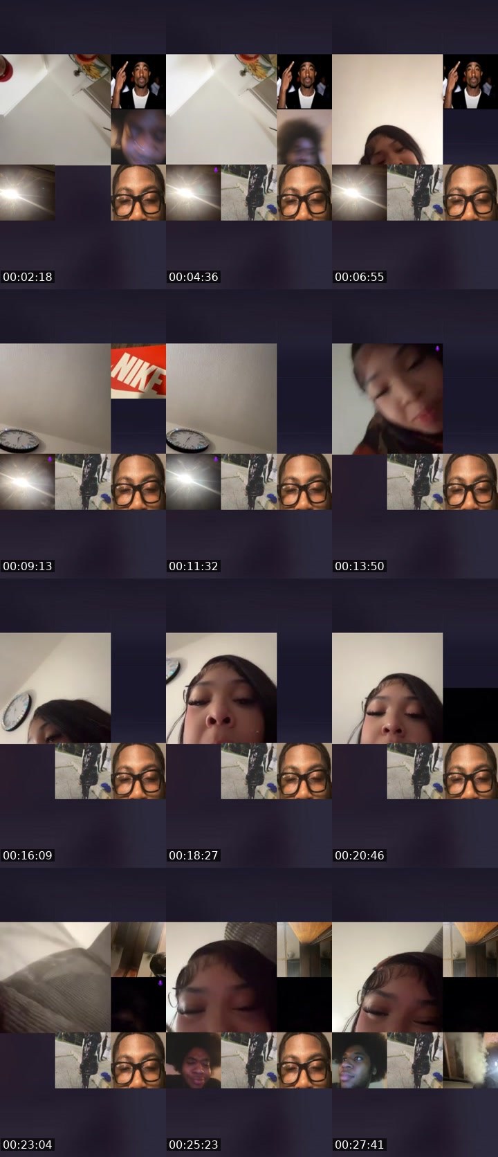 Contact-sheet preview of TeeeG333's Liveme recording