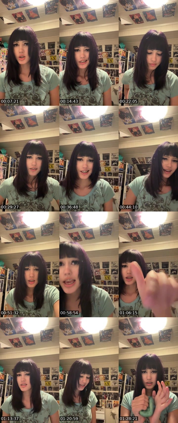 Contact-sheet preview of Meri8173's Liveme recording