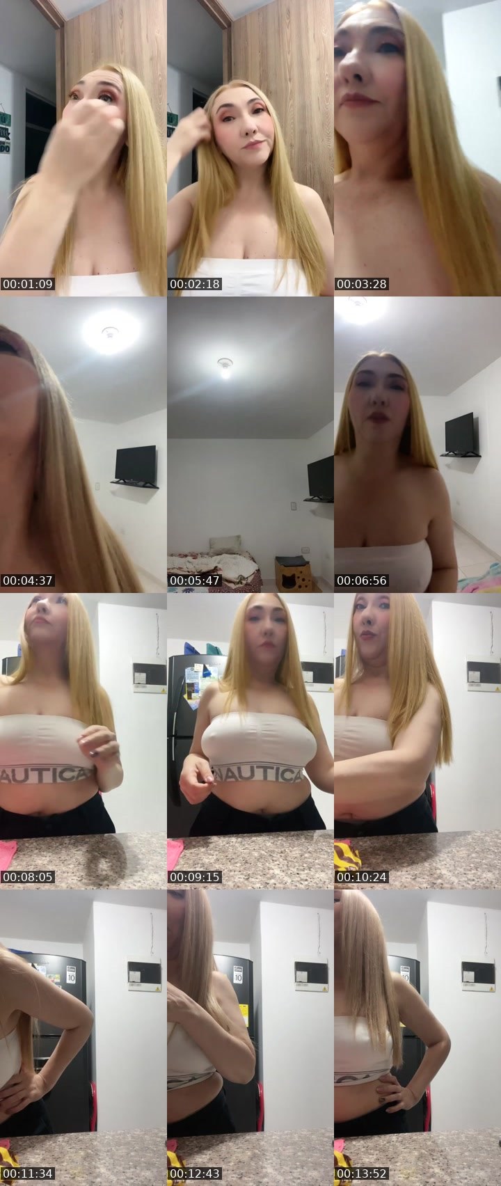 Contact-sheet preview of 🌐Bella0875's Liveme recording