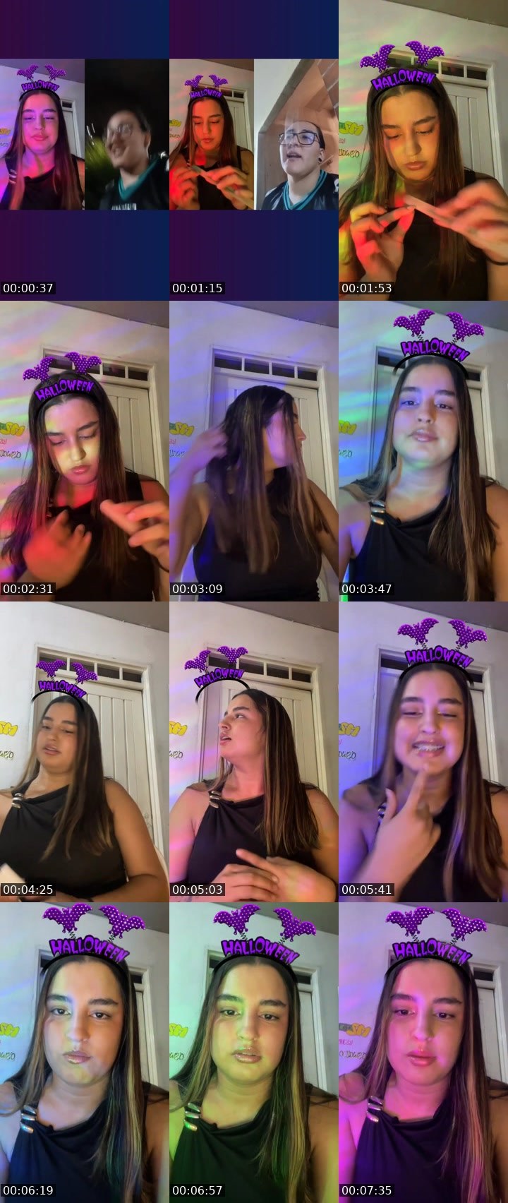 Contact-sheet preview of ☁️RAYϟTO🧸🥑's Liveme recording