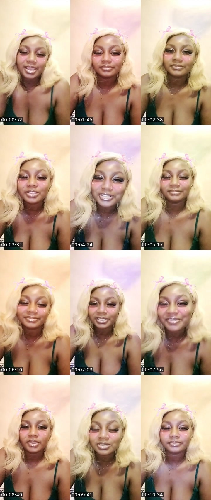 Contact-sheet preview of empress 🔥's Liveme recording