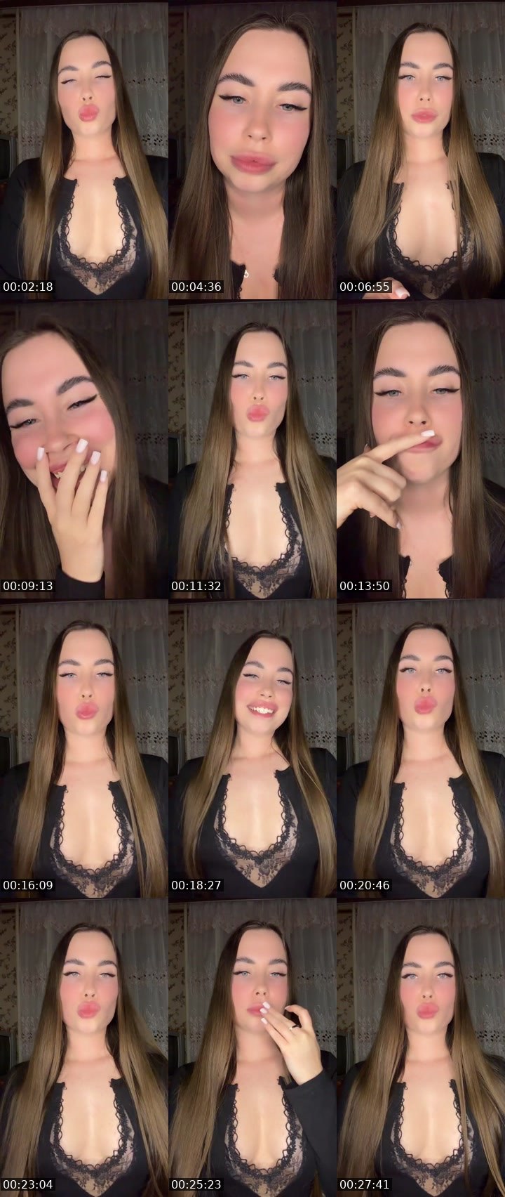 Contact-sheet preview of 🩷Kari_messa🫦🇺🇦's Liveme recording