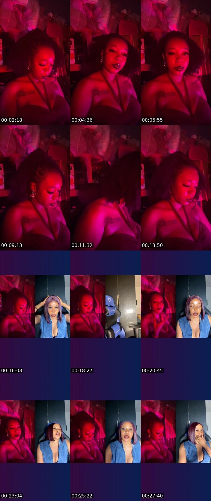 Contact-sheet preview of 🇳🇬B.O.A🐈‍⬛🥀's Liveme recording