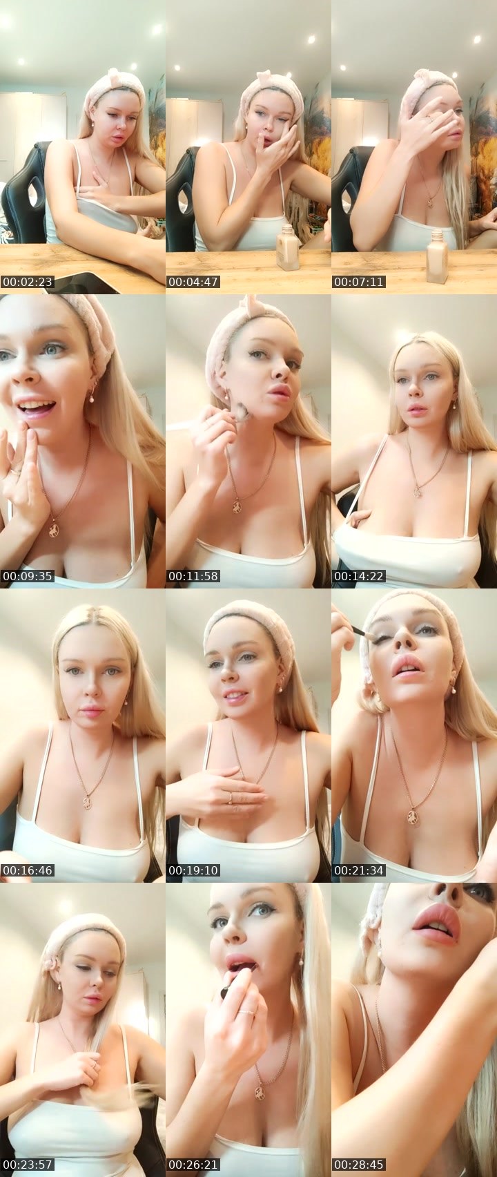 Contact-sheet preview of Alena ❣️'s Liveme recording