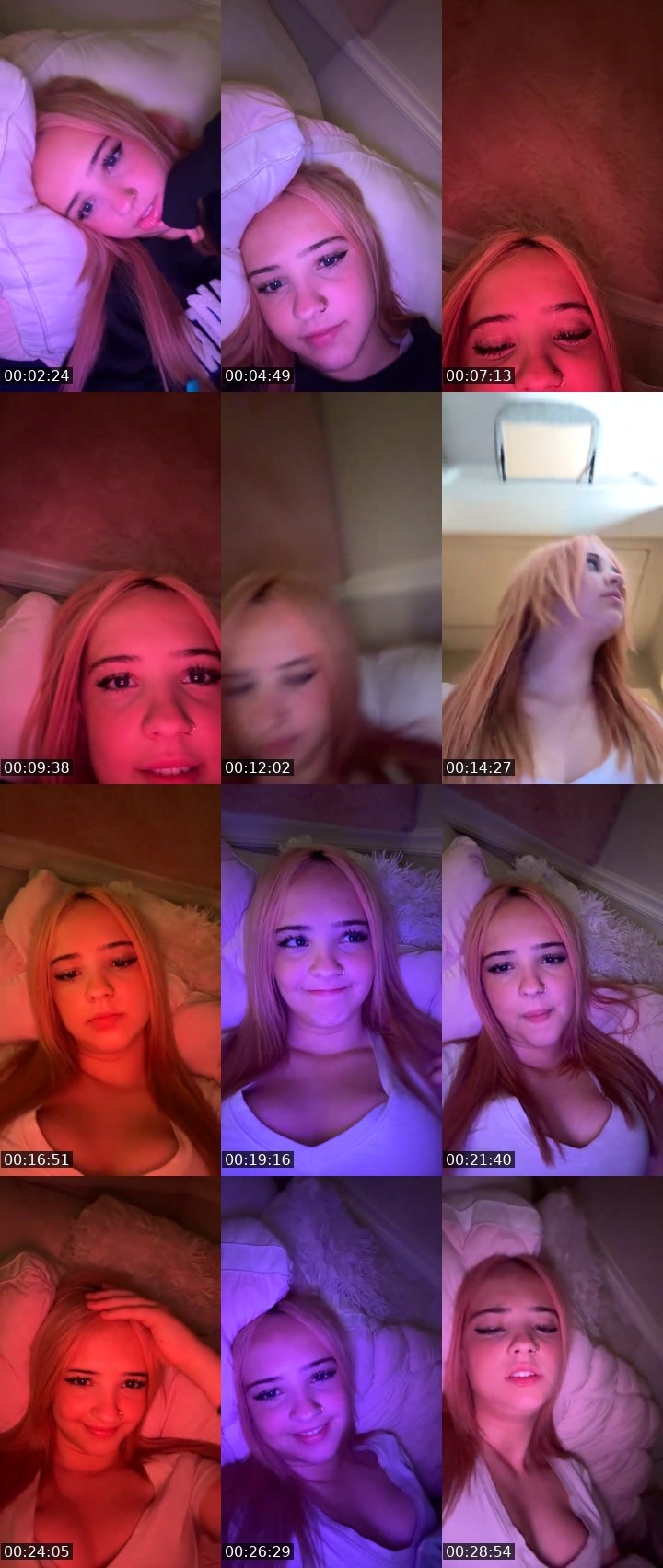 Contact-sheet preview of Precious-397064589's Liveme recording