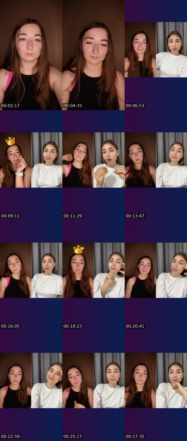 Contact-sheet preview of ꋊҽʂʂα 🧡's Liveme recording