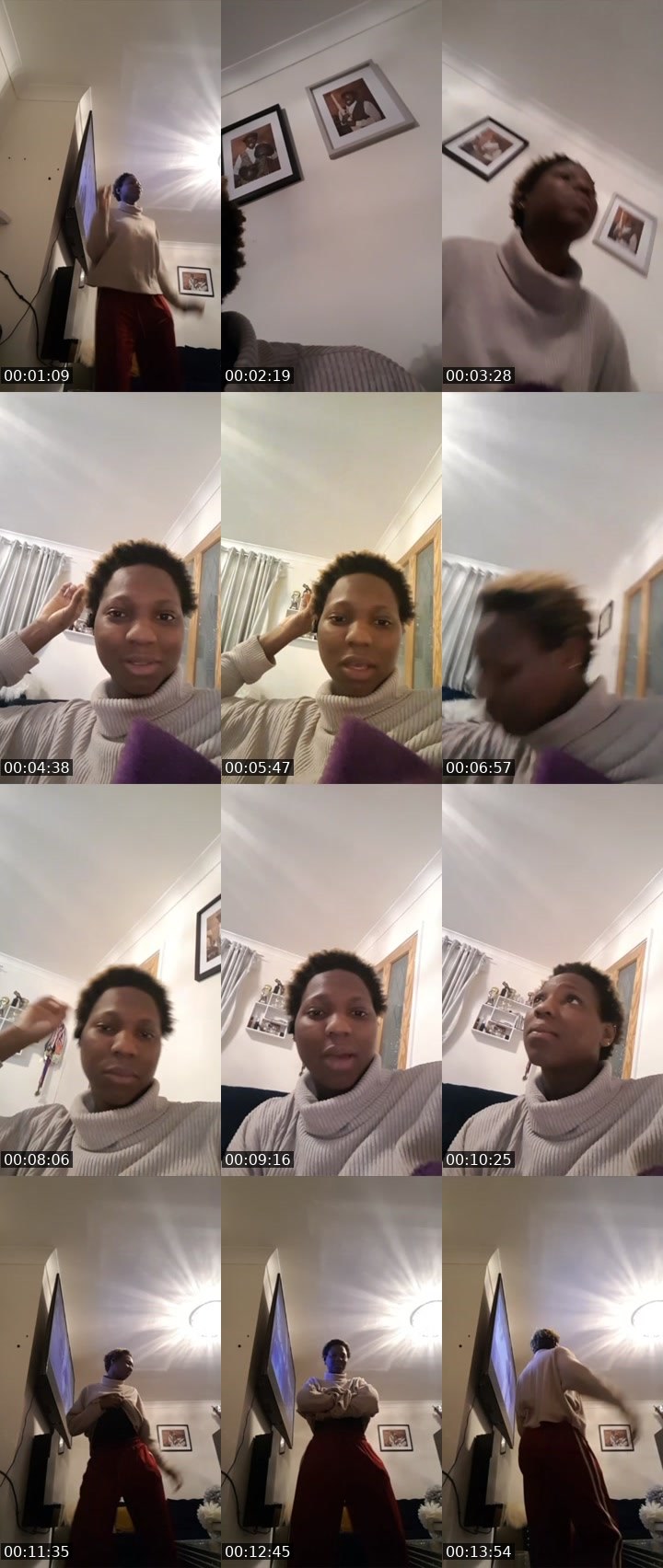 Contact-sheet preview of Miracle Erhunmwunse's Liveme recording