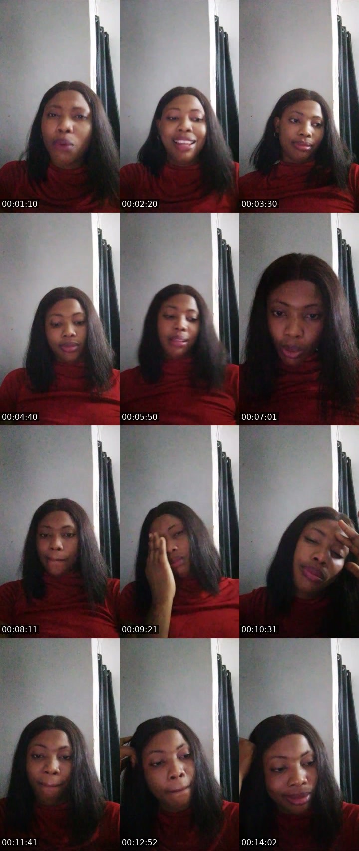 Contact-sheet preview of Becca💕's Liveme recording