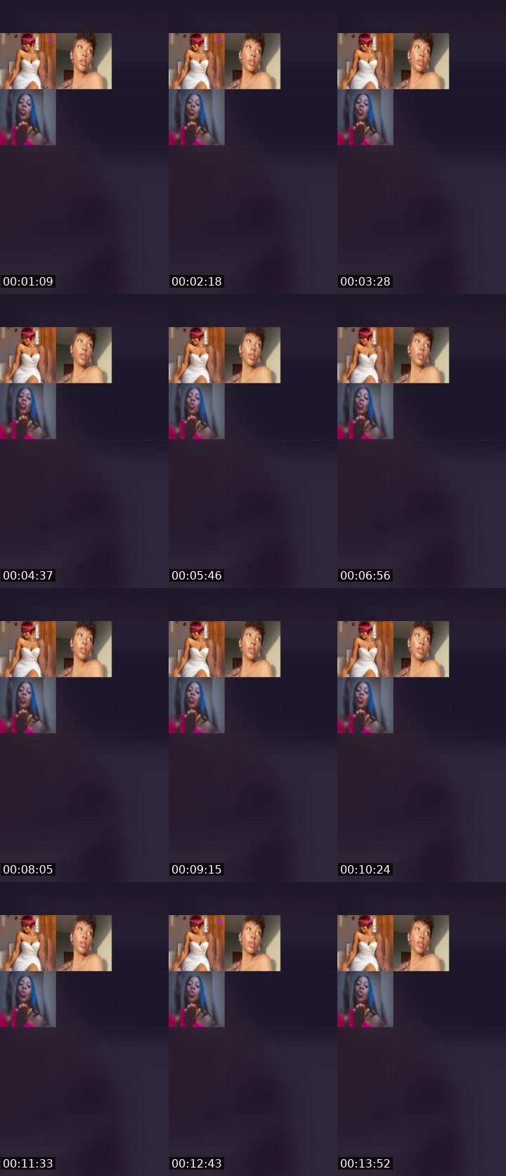 Contact-sheet preview of 🏦NUCHI💸🎨's Liveme recording