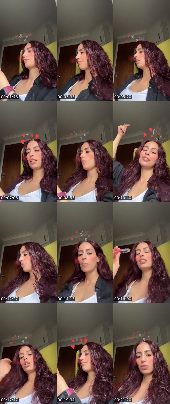 Contact-sheet preview of 𝐌𝐘𝐒𝐓𝐄𝐑𝐘 🐝's Liveme recording