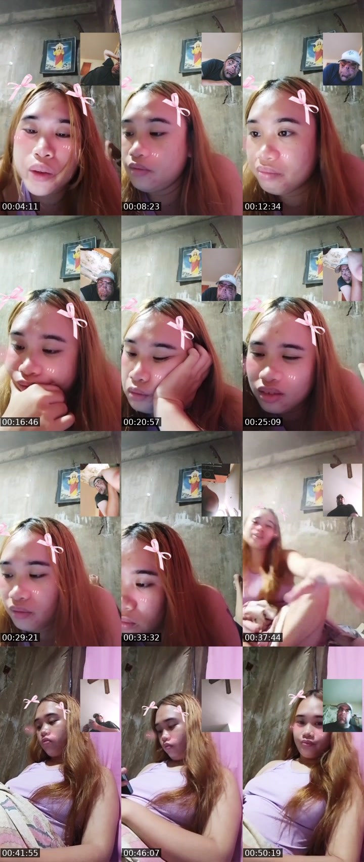 Contact-sheet preview of 📚👸Yang 🦄's Liveme recording