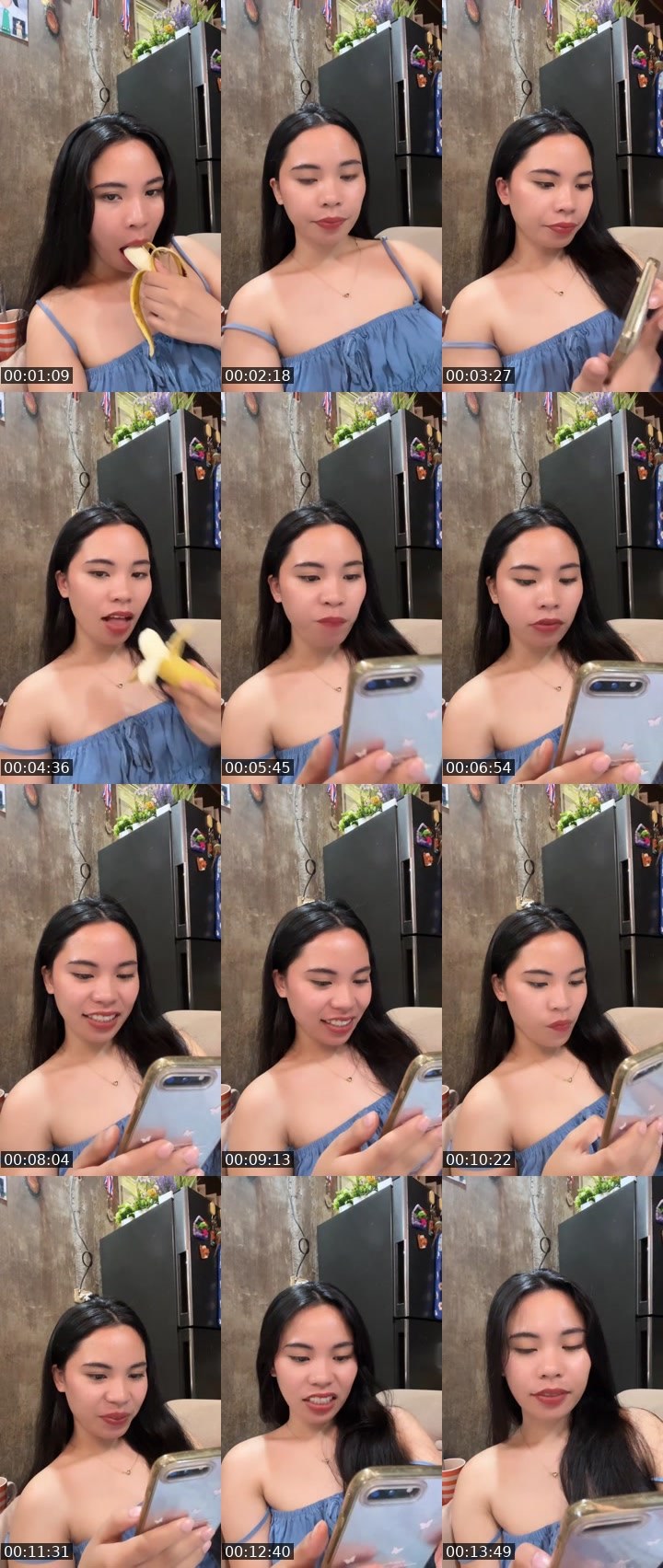 Contact-sheet preview of ᴵᴬ💎Michiikooo🫐's Liveme recording