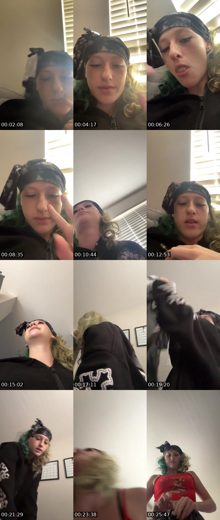 Contact-sheet preview of Shyyshyy's Liveme recording