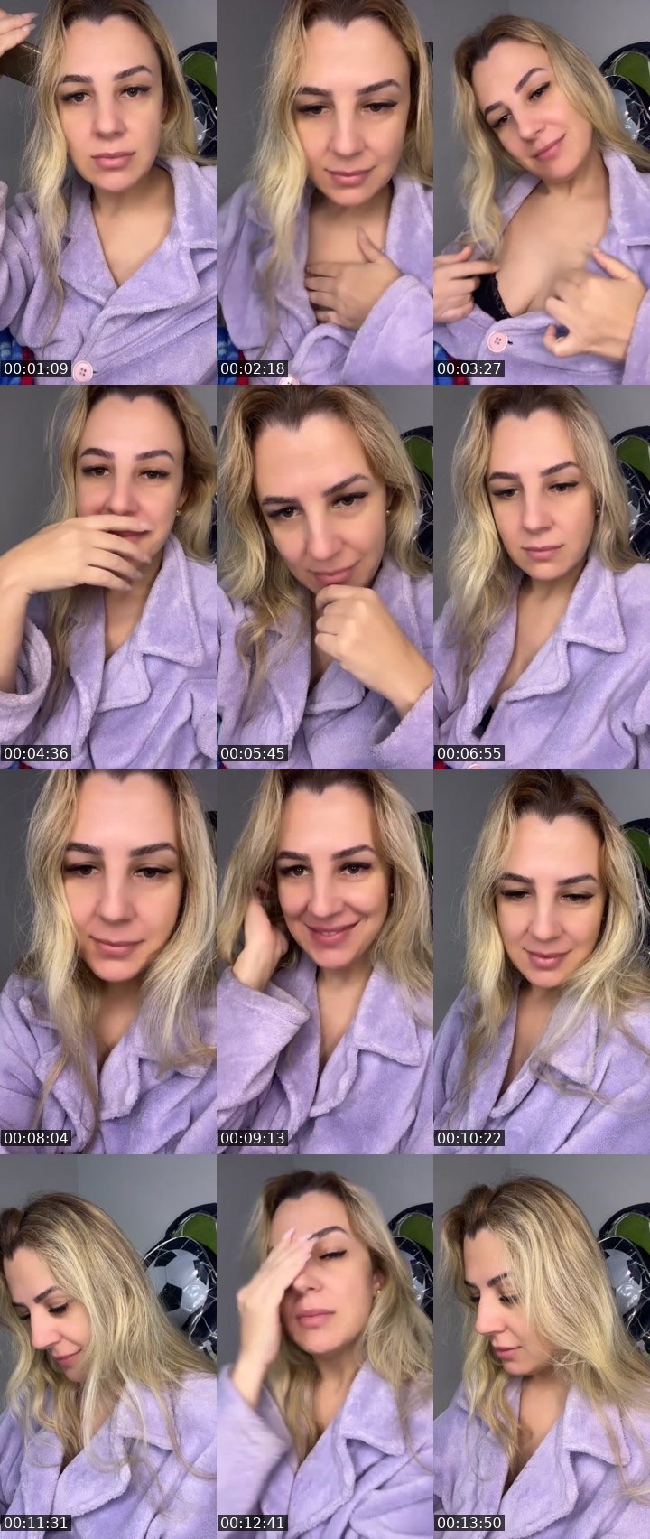 Contact-sheet preview of IZA🔥⃤'s Liveme recording