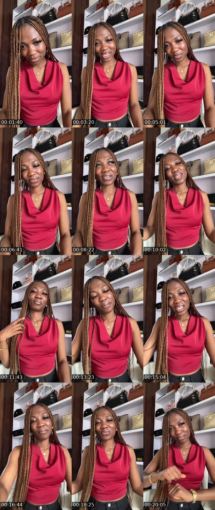 Contact-sheet preview of Queen-215359880's Liveme recording