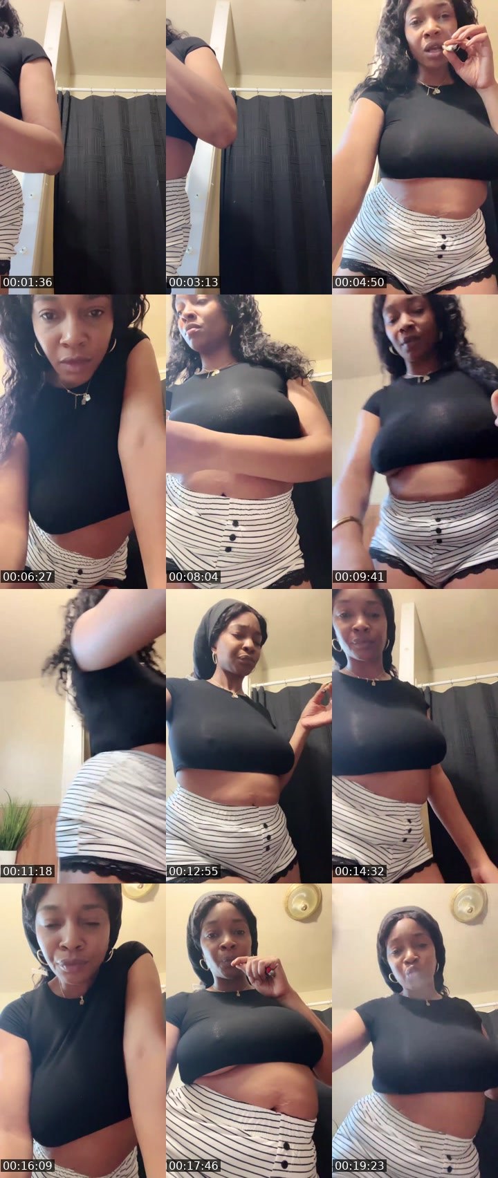 Contact-sheet preview of ♍️sA's Liveme recording