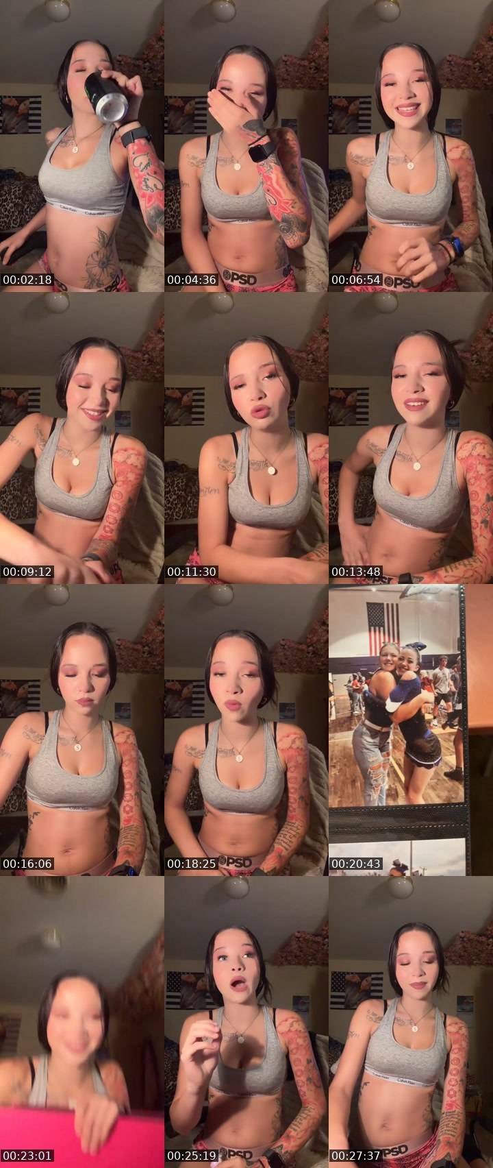 Contact-sheet preview of Goddessfaye's Liveme recording