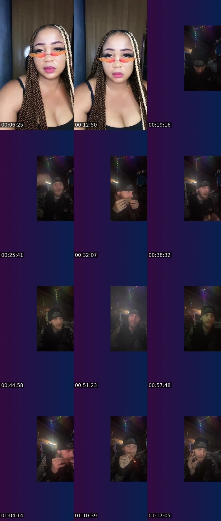 Contact-sheet preview of 🩷𝓙uicyberry's Liveme recording