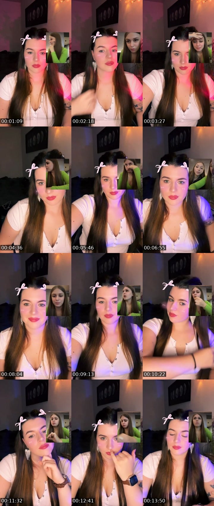 Contact-sheet preview of 🦋Nuvella🦋's Liveme recording
