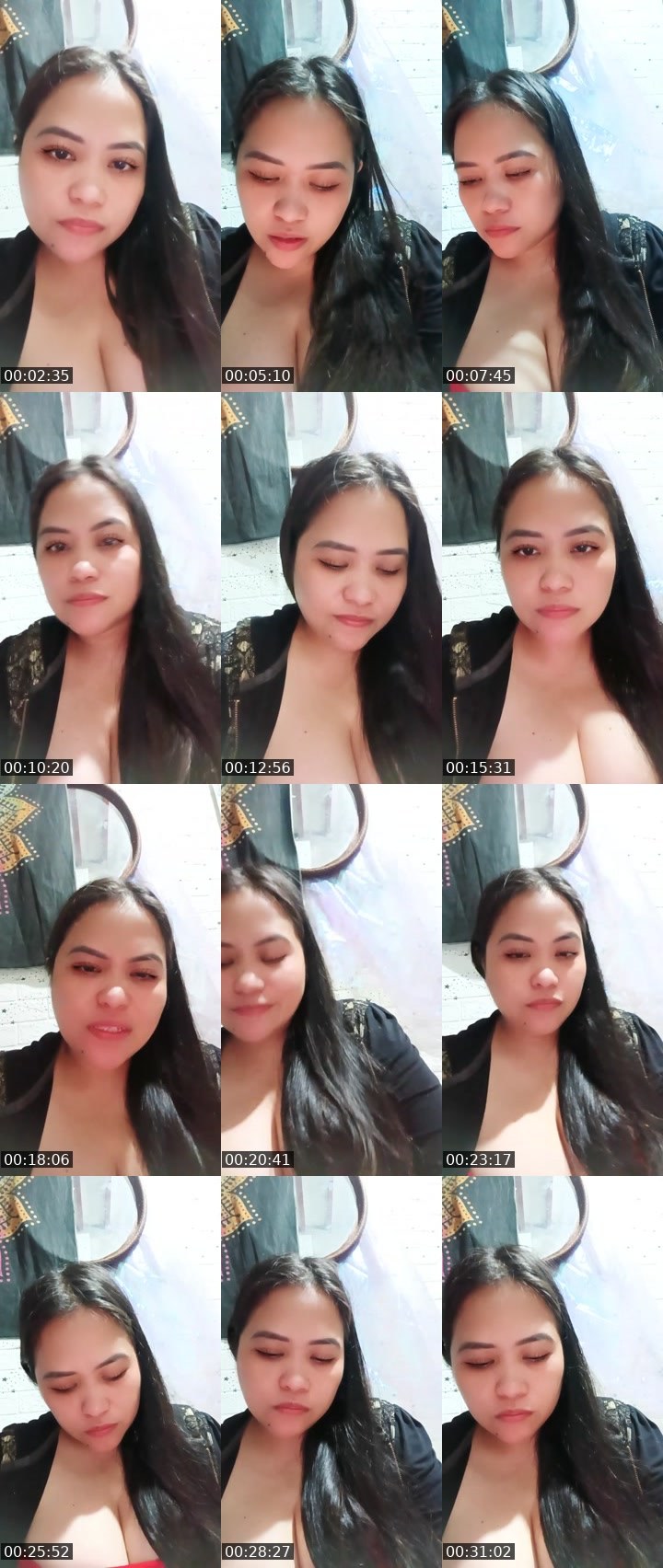 Contact-sheet preview of 🏄Louise🌐👏's Liveme recording