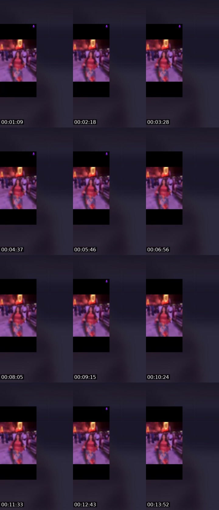 Contact-sheet preview of 𓆩♡ ̆̈𓆪's Liveme recording