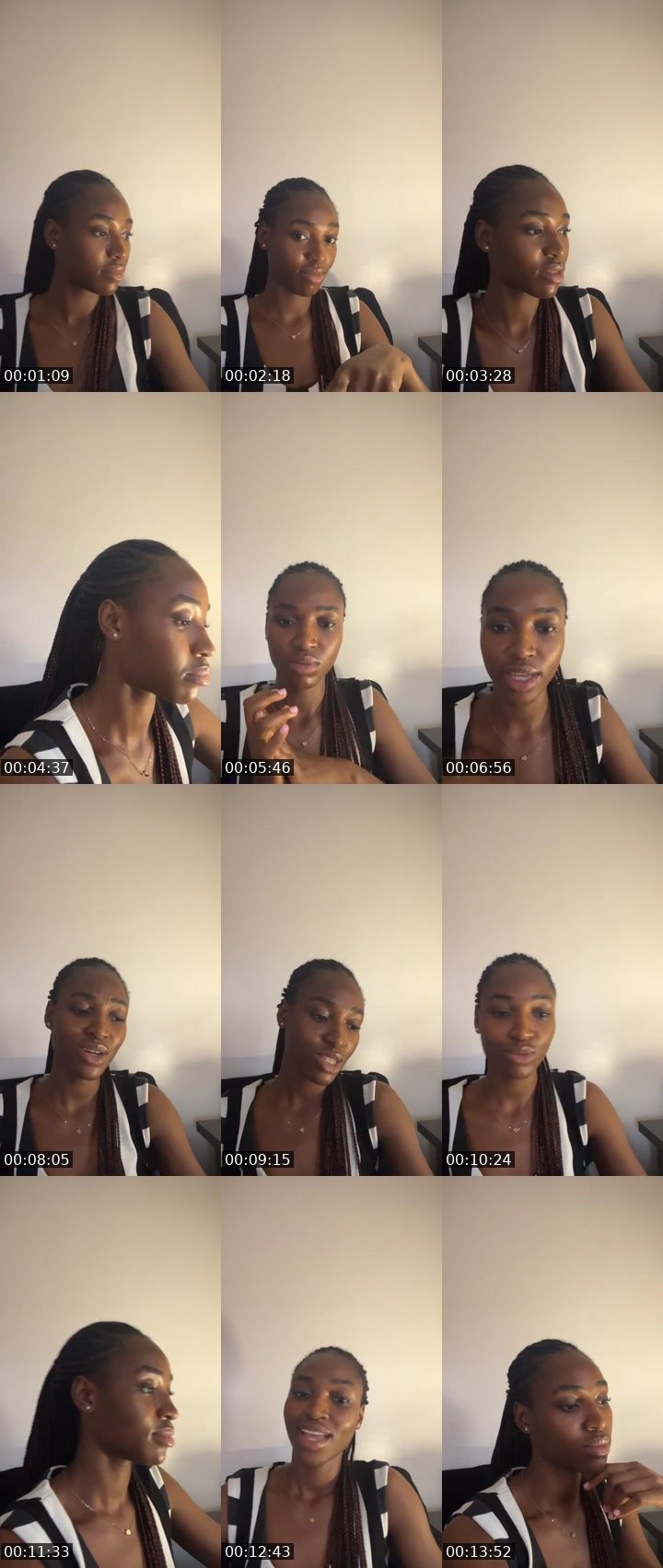 Contact-sheet preview of Ava🕊️'s Liveme recording
