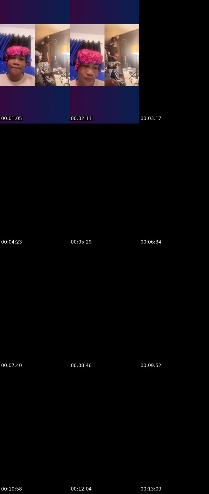 Contact-sheet preview of Mercy-2007's Liveme recording