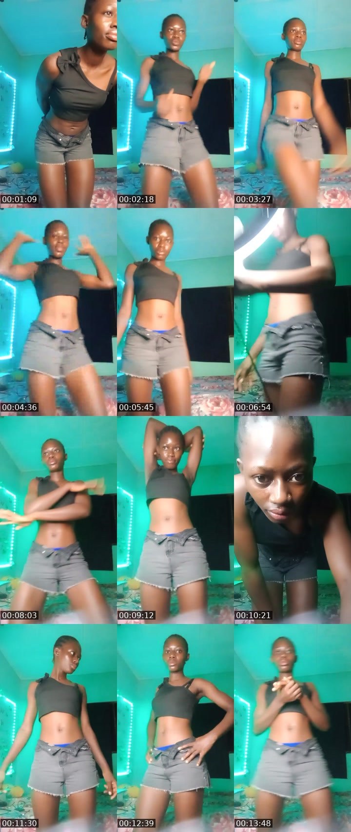 Contact-sheet preview of bhagyamelish🎯's Liveme recording