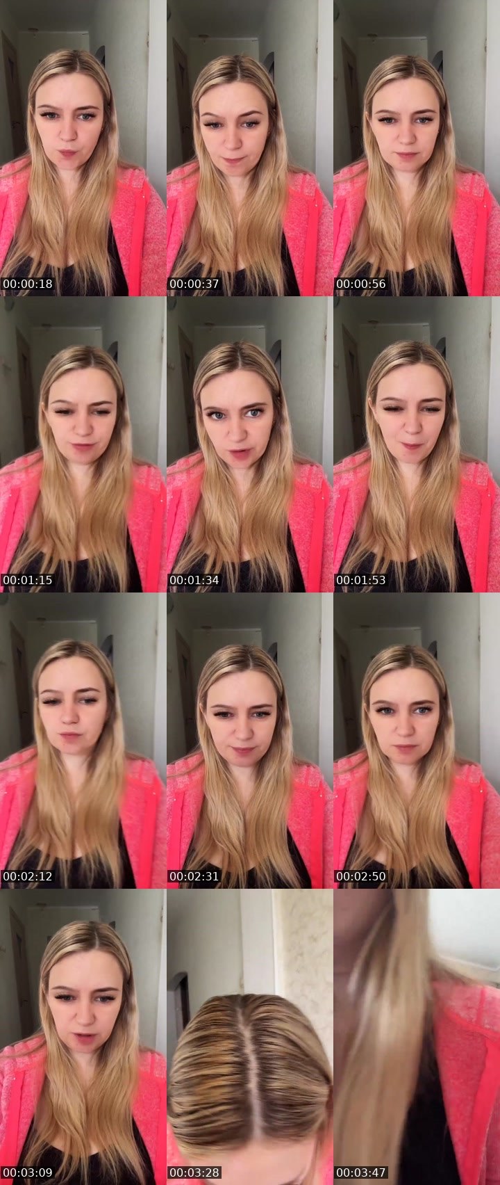 Contact-sheet preview of 12K💎Teacher Natalia's Liveme recording