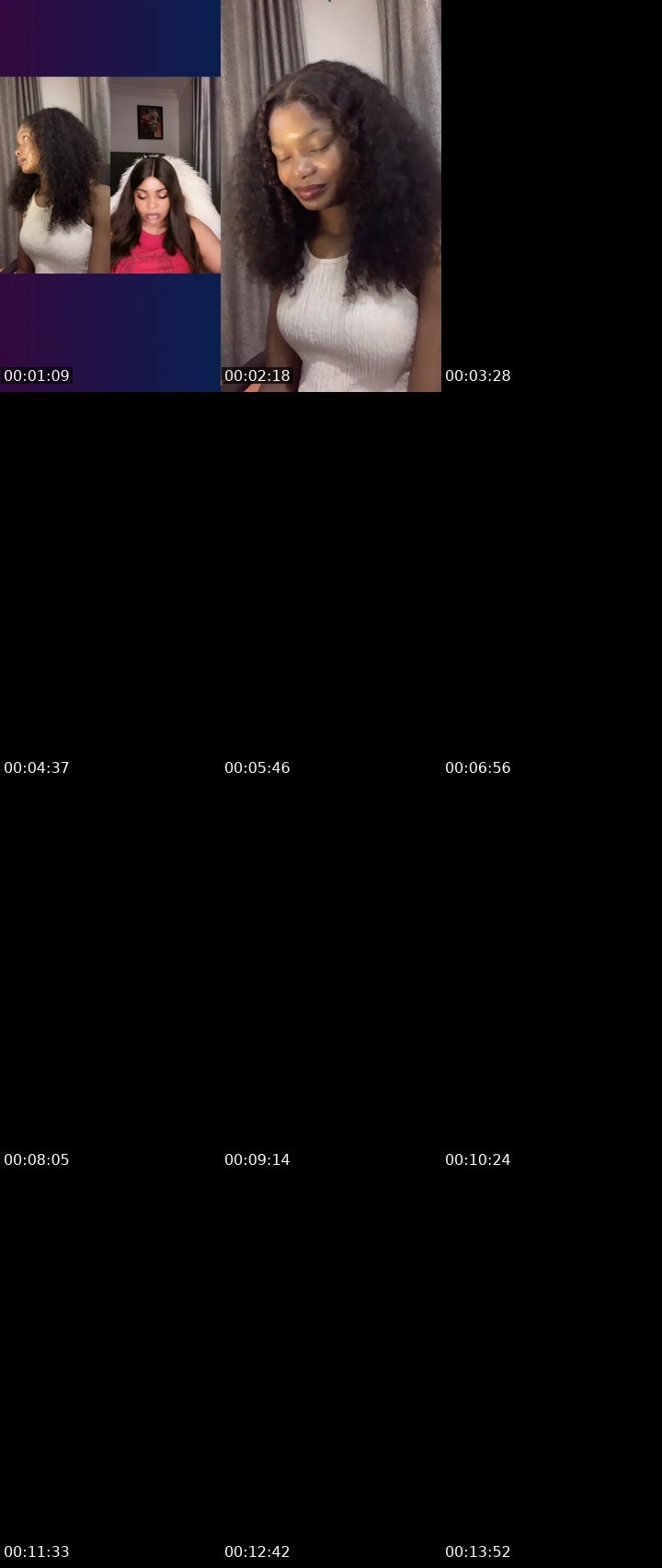 Contact-sheet preview of 🪽Bella Bee🌐's Liveme recording
