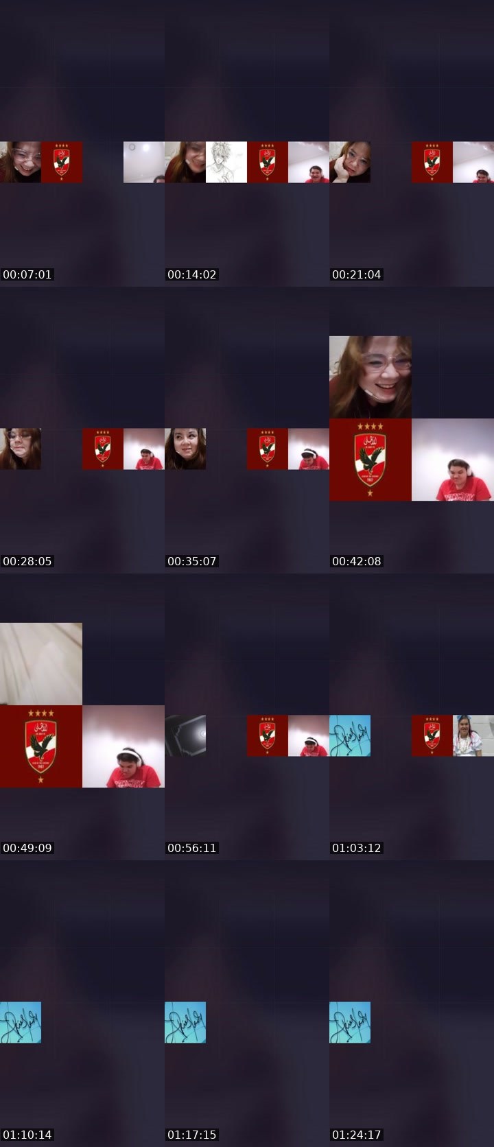 Contact-sheet preview of Ariessence💋's Liveme recording