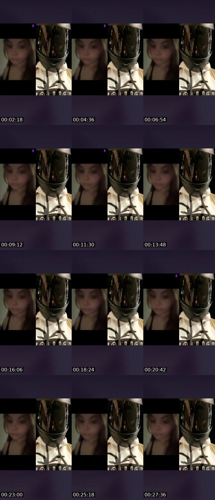 Contact-sheet preview of Mak🫶's Liveme recording