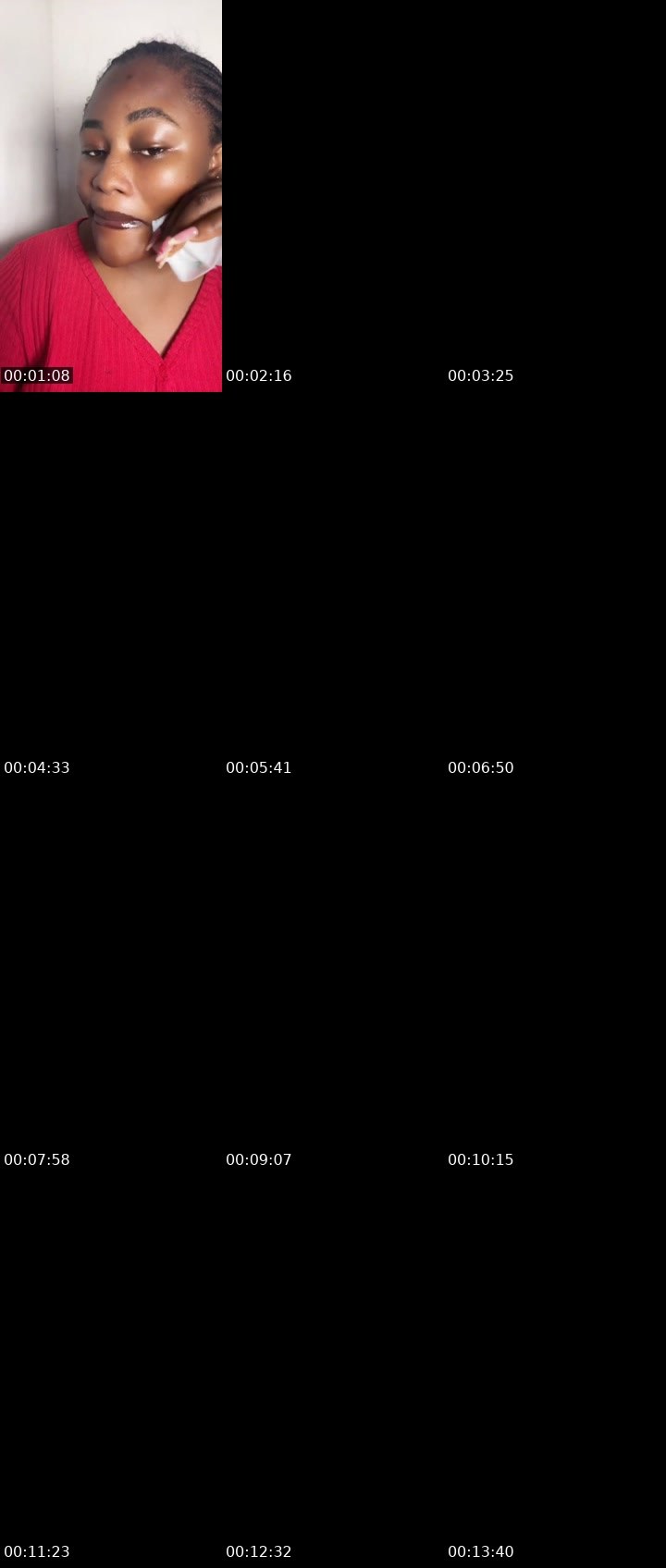 Contact-sheet preview of ⏏️ ☻︎ Thick Oma's Liveme recording