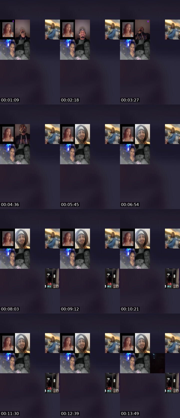 Contact-sheet preview of 𝓙𝓐𝓓𝓐💋's Liveme recording