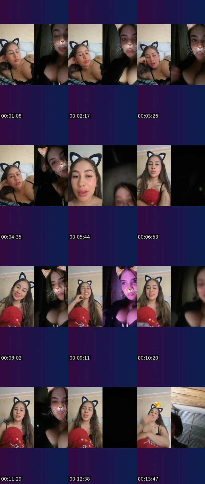 Contact-sheet preview of vale_Black👑's Liveme recording