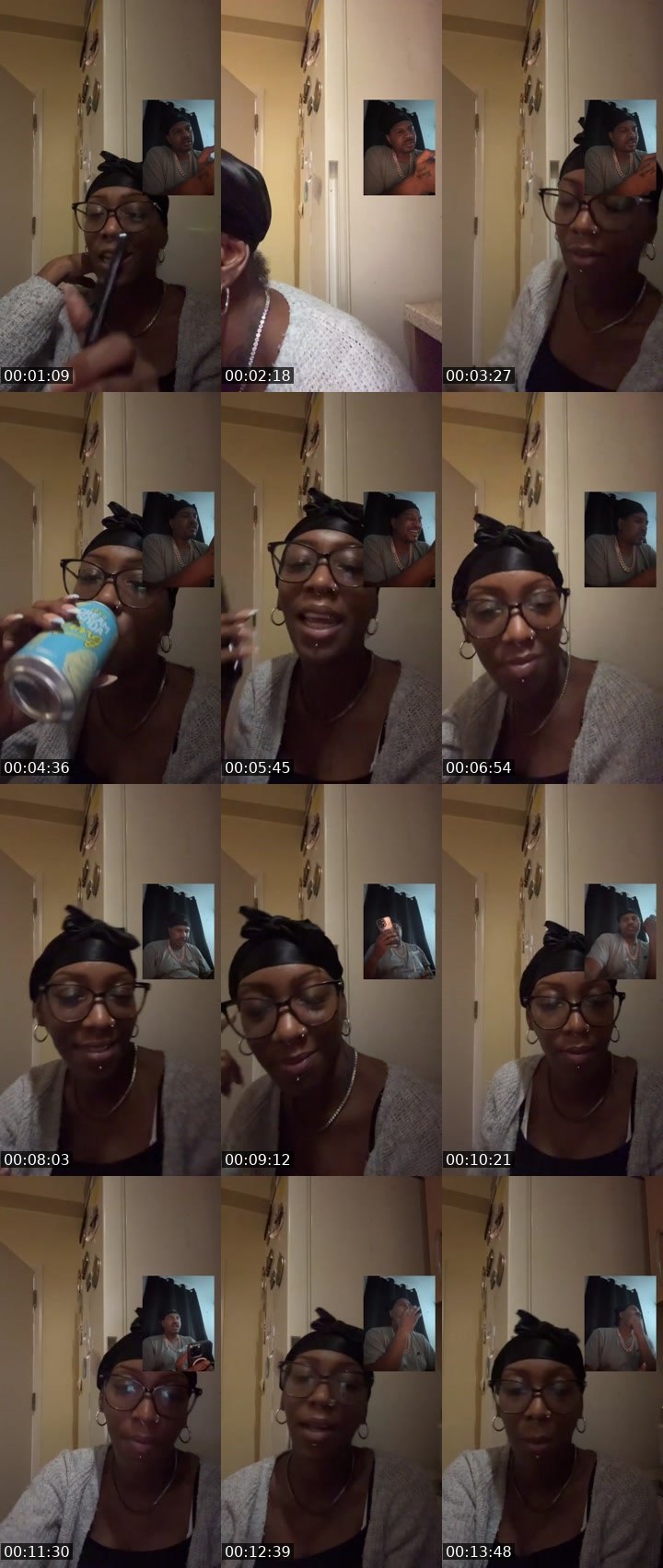 Contact-sheet preview of 1️⃣ypree ❤️'s Liveme recording