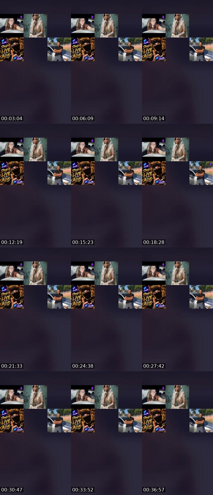 Contact-sheet preview of ^ྀི𝓐𝓶𝓪𝓷𝓭𝓪 ^ྀི's Liveme recording