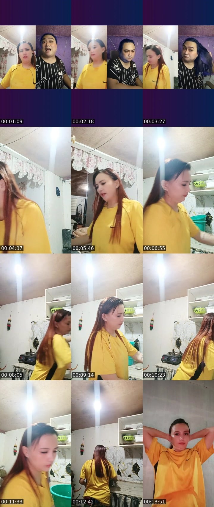 Contact-sheet preview of ☝️❤️Candy's Liveme recording