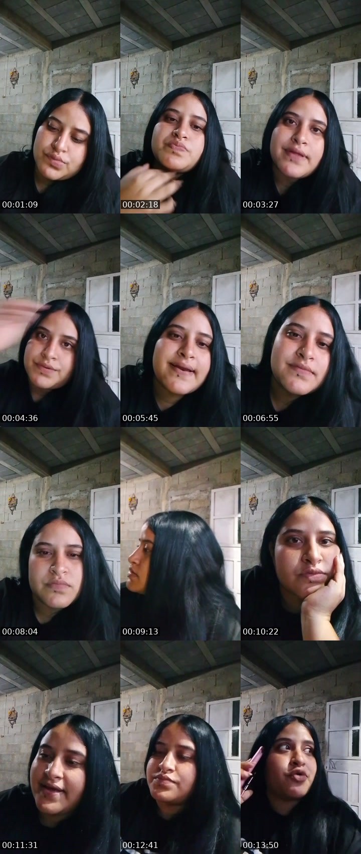 Contact-sheet preview of Alba 🦄's Liveme recording